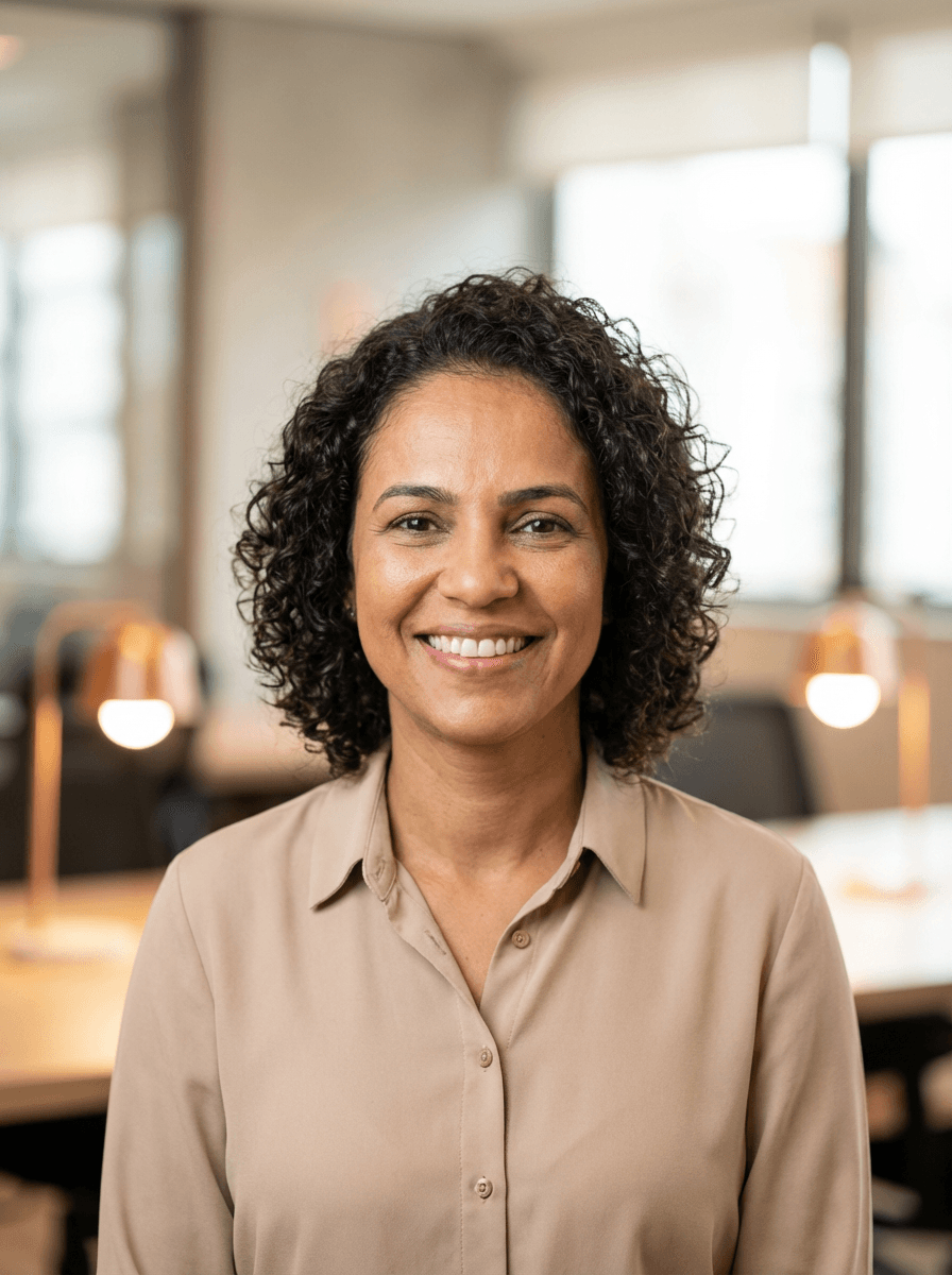 Sarah Johnson's professional headshot