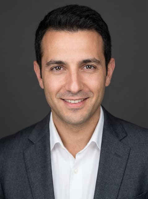 Charcoal jacket, white shirt - Solid dark grey