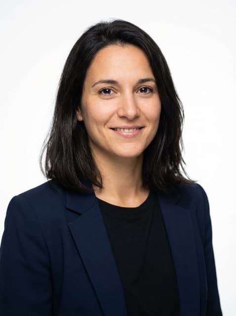 Navy jacket, black T-shirt - Pure white seamless