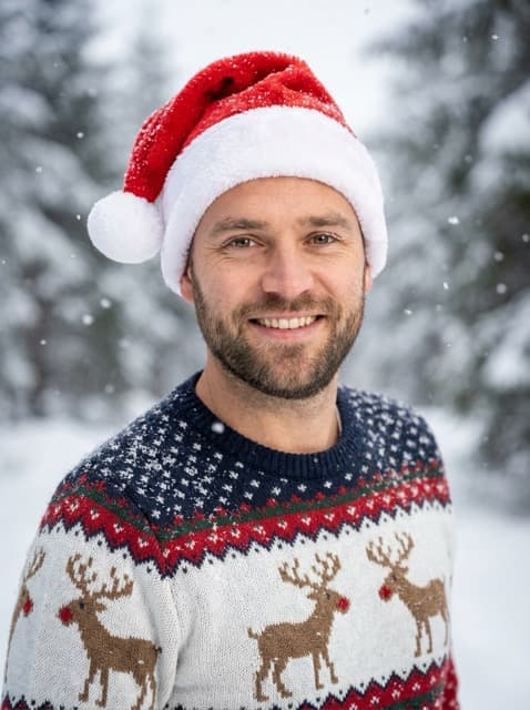 Christmas portrait example